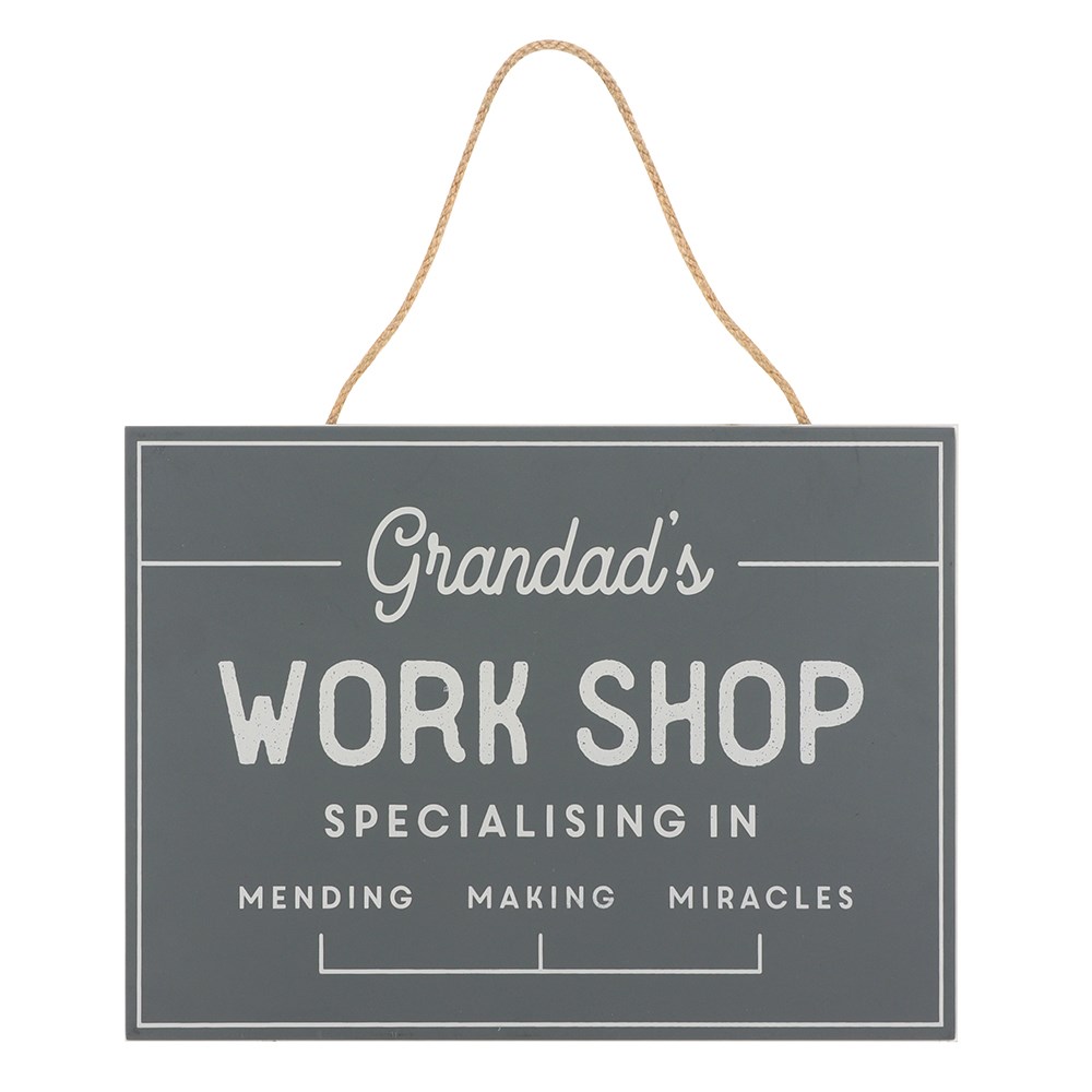 Grandad's Workshop sign